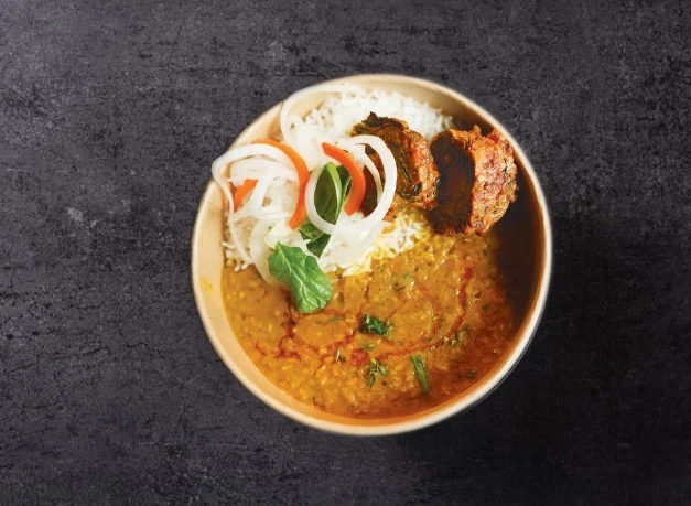 Delicious Dal Rice Bowl in Richmond, AB